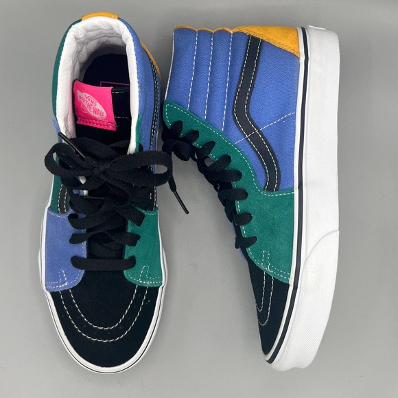 Vans Retro Court, Sk8-Hi, Multi Colored Shoes 6M 7.5W - Picture 6 of 9